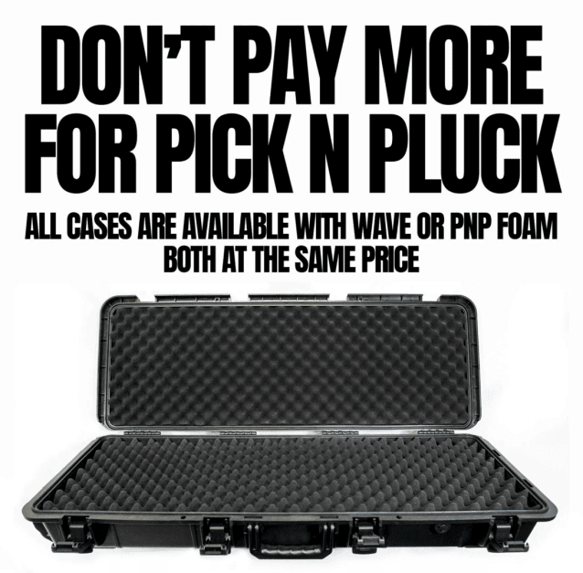 Rebel Polymer 2 Wheeled XL Hard Case (Wave/PnP Foam) - IP67 Waterproof, Flight-Ready - Airsoft Hard Cases - view 10