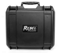 Rebel Small Polymer Hard Case (Wave/PnP Foam) - IP67 Waterproof, Flight-Ready