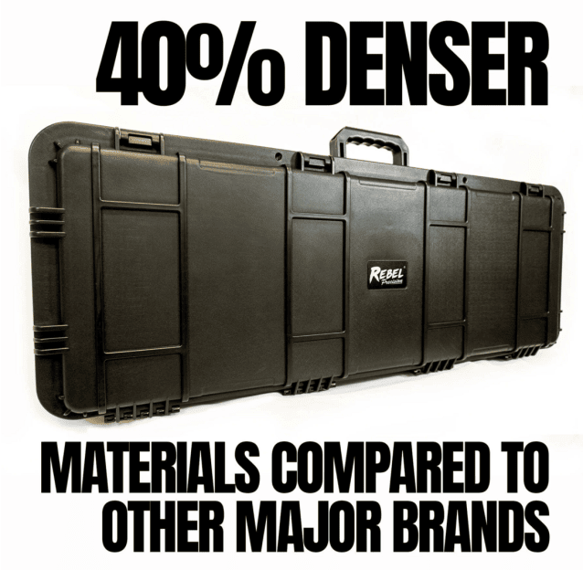 Rebel Small Polymer Hard Case (Wave/PnP Foam) - IP67 Waterproof, Flight-Ready - Airsoft pistol Hard Case - view 4