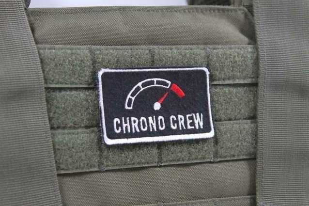Velcro airsoft patch - chrono crew - Airsoft Patches