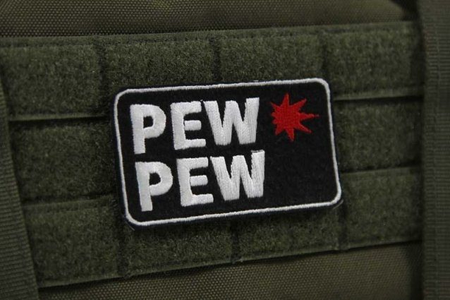 Velcro airsoft patch - pew pew - Airsoft Patches