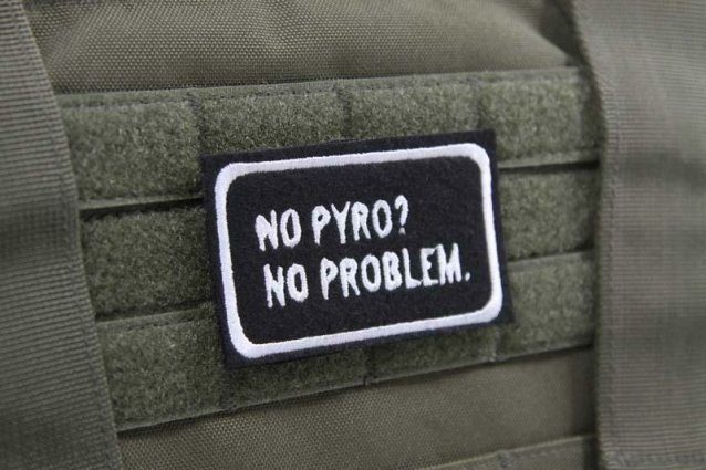 velcro airsoft patch - no pyro? no problem. - Airsoft Patches - view 2