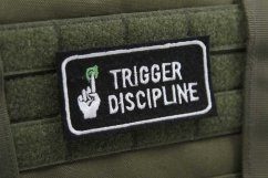 velcro airsoft patch - trigger discipline