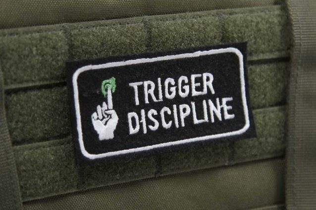 velcro airsoft patch - trigger discipline - Airsoft Patches