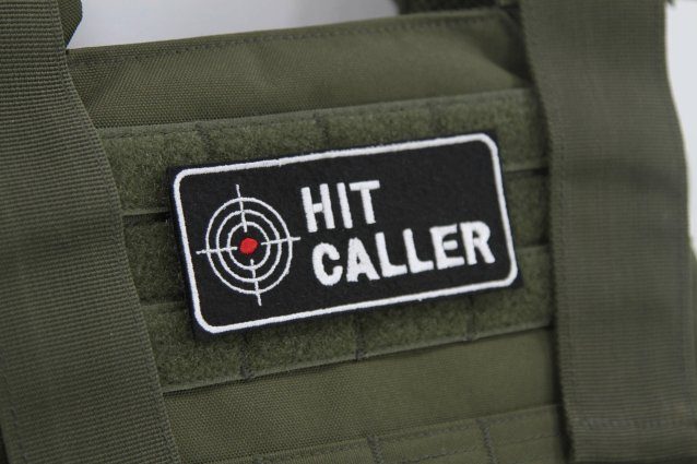 velcro airsoft patch - HIT CALLER - Airsoft Patches
