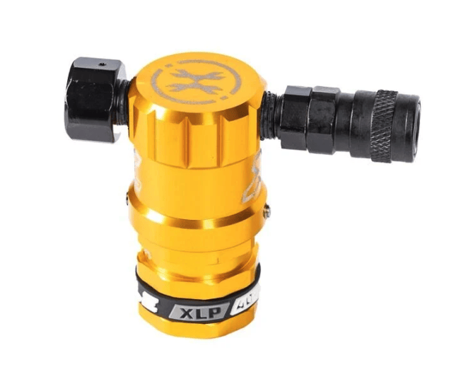 HK Army Hostile XLP Regulator - Side Port - Gold - Airsoft HPA Regulators - view 3