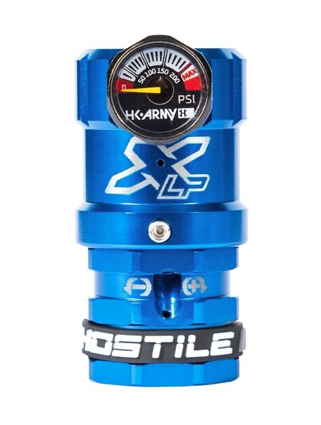 HK Army Hostile XLP Regulator - Side Port - Blue - Airsoft HPA Regulators - view 2
