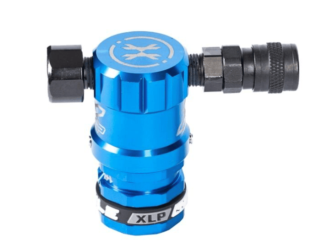 HK Army Hostile XLP Regulator - Side Port - Blue - Airsoft HPA Regulators - view 3