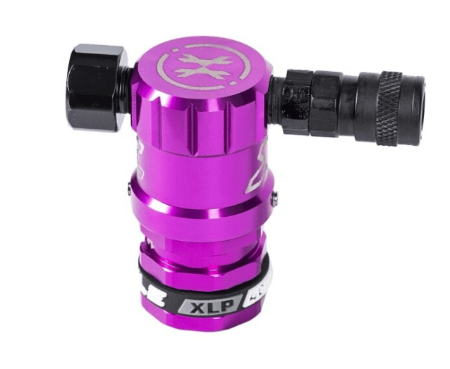 HK Army Hostile XLP Regulator - Side Port - Purple - Airsoft HPA Regulators - view 2