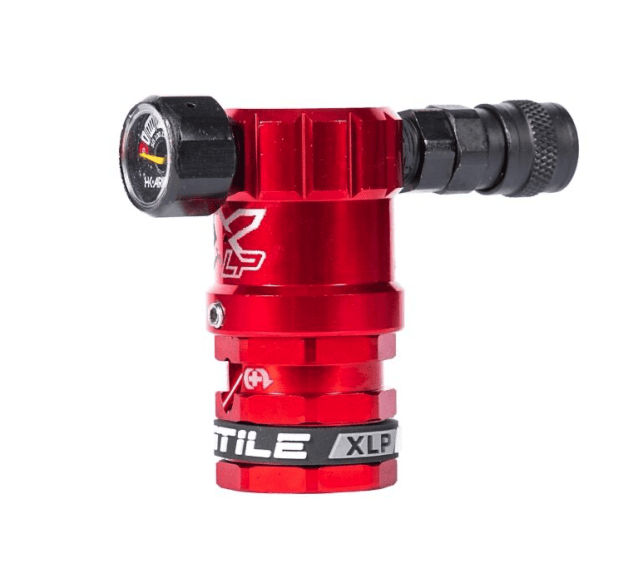 HK Army Hostile XLP Regulator - Side Port - Red - Airsoft HPA Regulators