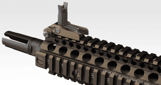 Tokyo Marui MK18 Mod 1 GBB Airsoft Rifle With Z System Black / Tan - Tokyo Marui - view 3