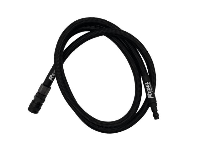 Rebel HPA Deluxe Flex Line 42" - Black - Airsoft HPA Lines