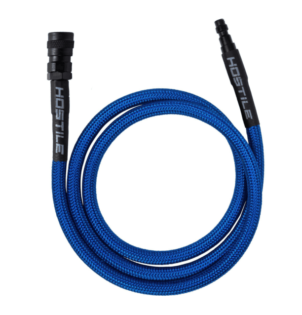 HK Army Hostile AWS Flex Remote Line 42" Hose - Blue - Airsoft HPA Lines