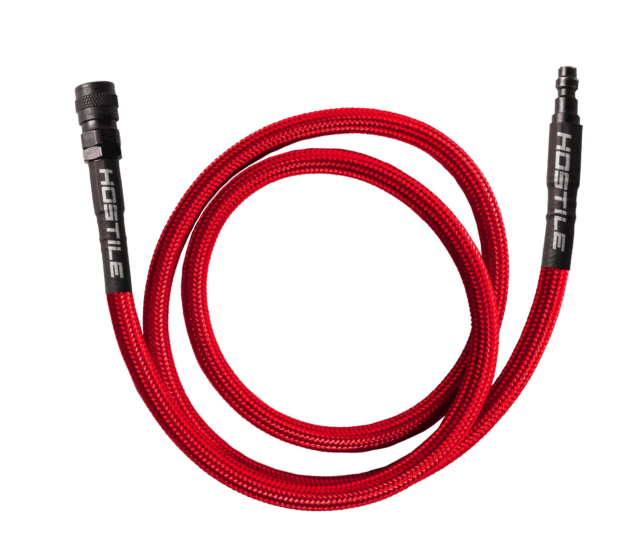 HK Army Hostile AWS Flex Remote Line 42" Hose - Red - Airsoft HPA Lines