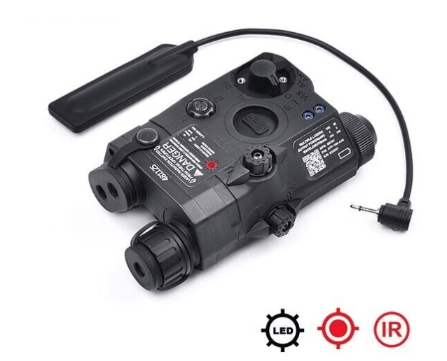 Rebel LA-PEQ-15 Red Laser/IR Laser/Flashlight - Black - Airsoft Torches & Laser Units - view 2
