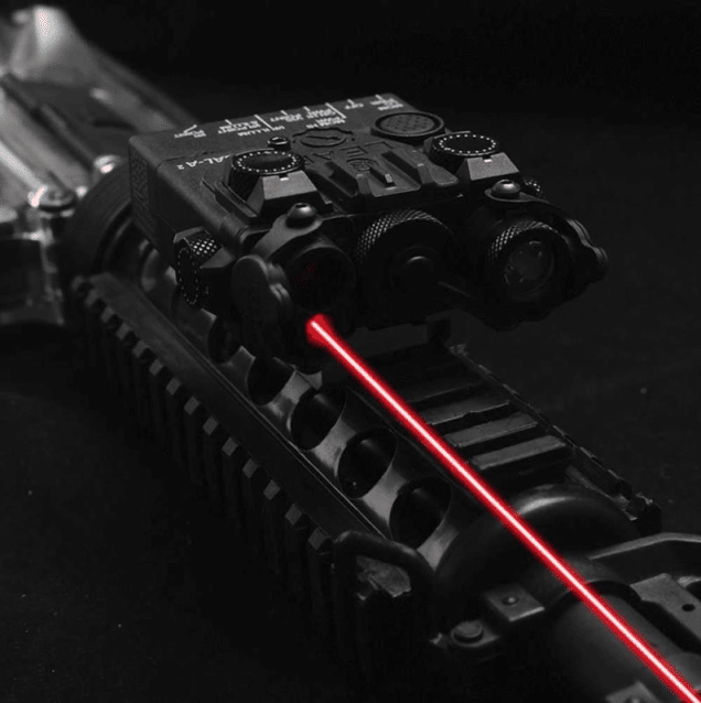 Rebel DBAL-A2 Dual Beam Aiming Laser (Red & IR) - Dark Earth - Airsoft Torches & Laser Units - view 2