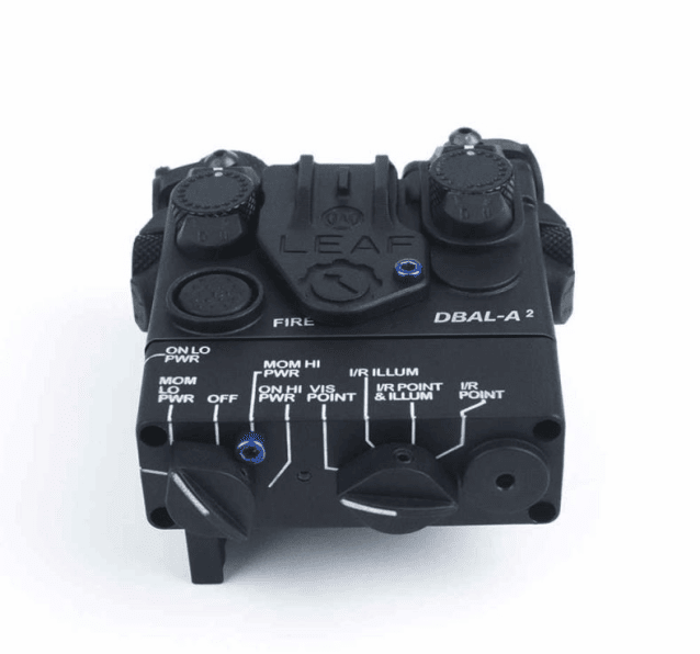 Rebel DBAL-A2 Dual Beam Aiming Laser (Red & IR) - Black - Airsoft Torches & Laser Units - view 3