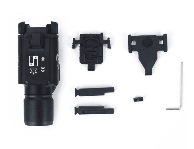Rebel X300 Tactical 600 Lumen Pistol Flashlight - Black - Airsoft Torches & Laser Units - view 3