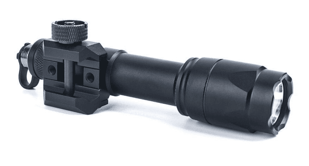 Rebel M600C 340 Lumen Tactical Flashlight + Dual Function Tape Switch - Black - Airsoft Torches & Laser Units - view 5