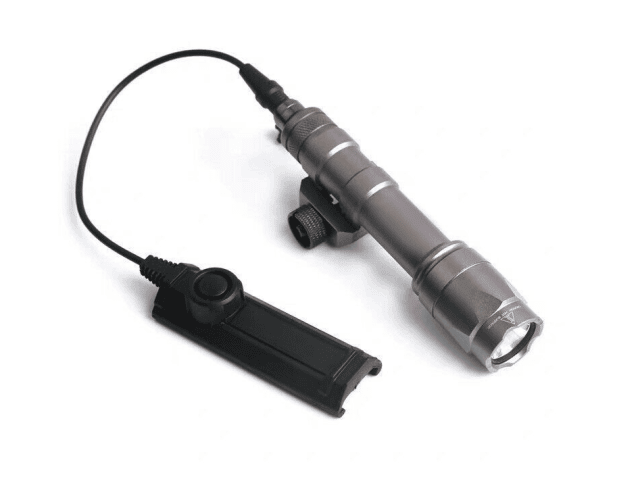 Rebel M600C 340 Lumen Tactical Flashlight + Dual Function Tape Switch - Dark Earth - Airsoft Torches & Laser Units