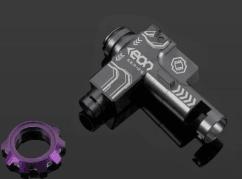 GATE EON Hop-Up Chamber - Titanium Chamber / Violet Rotary Dial