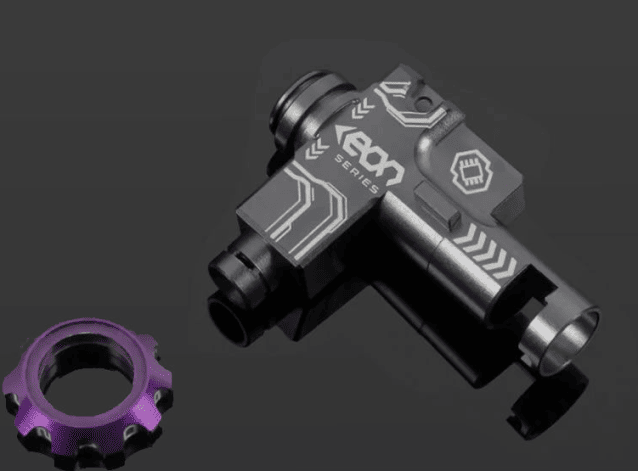 GATE EON Hop-Up Chamber - Titanium Chamber / Violet Rotary Dial - Gate