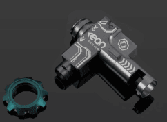 GATE EON Hop-Up Chamber - Titanium Chamber / Cyan