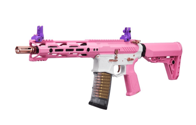 CM16 STEALTH 556 (TAFFY PINK) COMBAT MACHINE AEG - G&G - view 2