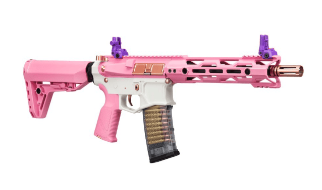 CM16 STEALTH 556 (TAFFY PINK) COMBAT MACHINE AEG - G&G - view 3