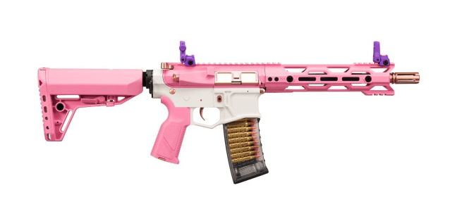 CM16 STEALTH 556 (TAFFY PINK) COMBAT MACHINE AEG - G&G - view 4
