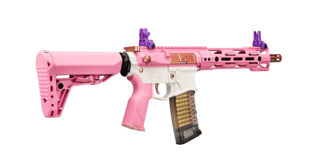 CM16 STEALTH 556 (TAFFY PINK) COMBAT MACHINE AEG - G&G - view 5