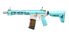 CM16 STEALTH 556 (MACARON BLUE) COMBAT MACHINE AEG