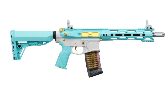 CM16 STEALTH 556 (MACARON BLUE) COMBAT MACHINE AEG - G&G - view 4