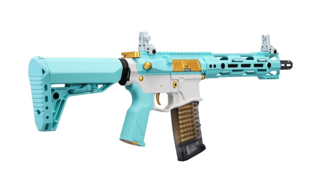 CM16 STEALTH 556 (MACARON BLUE) COMBAT MACHINE AEG - G&G - view 5