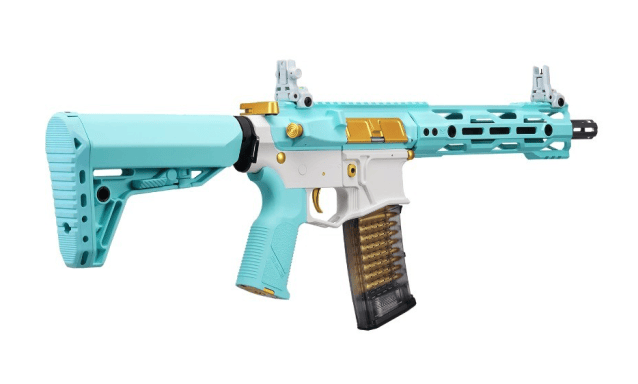 CM16 STEALTH 556 (MACARON BLUE) COMBAT MACHINE AEG - G&G - view 6