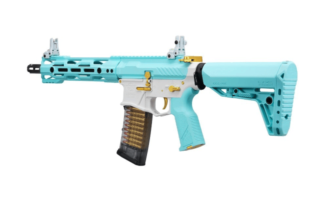 CM16 STEALTH 556 (MACARON BLUE) COMBAT MACHINE AEG - G&G - view 7