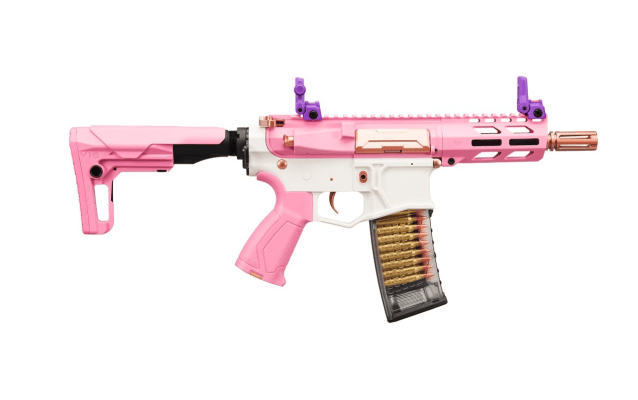 CM16 BATTO (CQB - TAFFY PINK) COMBAT MACHINE AEG - G&G - view 4