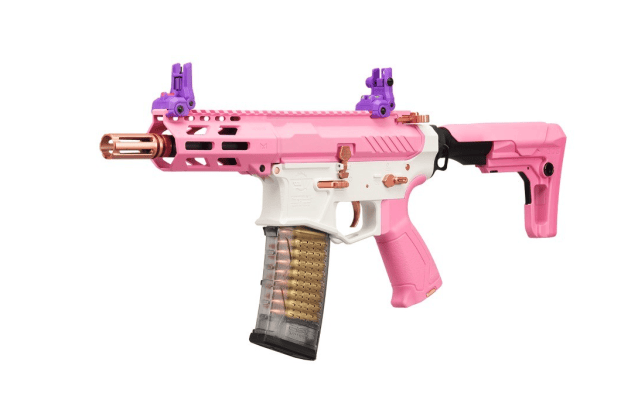 CM16 BATTO (CQB - TAFFY PINK) COMBAT MACHINE AEG - G&G - view 6