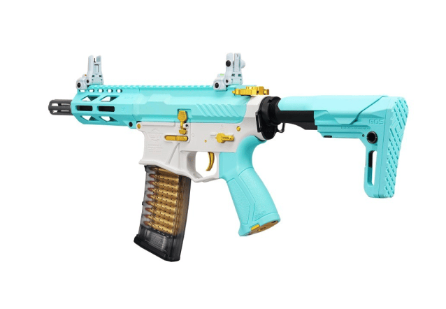 CM16 BATTO (CQB - MACARON BLUE) COMBAT MACHINE AEG - G&G - view 2