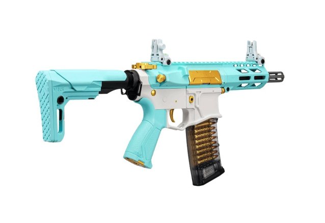 CM16 BATTO (CQB - MACARON BLUE) COMBAT MACHINE AEG - G&G - view 3