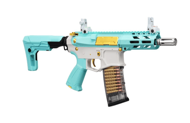 CM16 BATTO (CQB - MACARON BLUE) COMBAT MACHINE AEG - G&G - view 5