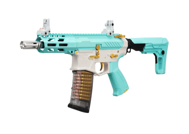 CM16 BATTO (CQB - MACARON BLUE) COMBAT MACHINE AEG - G&G - view 6