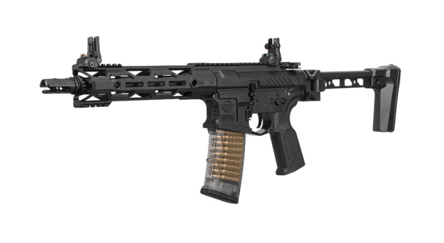 CM16 COMPACT 556 (BLACK) COMBAT MACHINE AEG - G&G - view 2