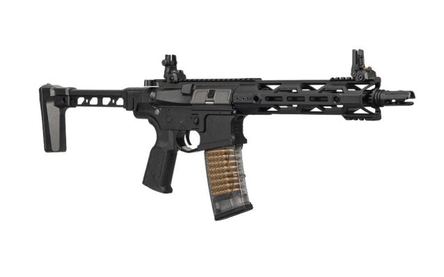 CM16 COMPACT 556 (BLACK) COMBAT MACHINE AEG - G&G - view 3