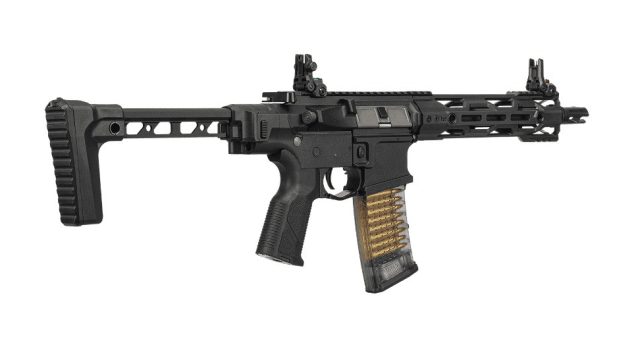 CM16 COMPACT 556 (BLACK) COMBAT MACHINE AEG - G&G - view 5