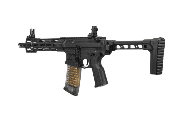 CM16 COMPACT 556 (BLACK) COMBAT MACHINE AEG - G&G - view 6