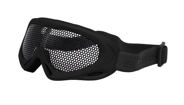 MESH EYE PROTECTION (LARGE) (BLACK) - Airsoft Eye Protection