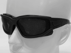 DEFENCE PRO'S MESH EYE PROTECTION BLACK