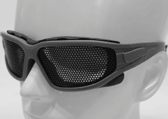 DEFENCE PRO'S MESH EYE PROTECTION GREY