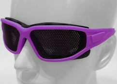 DEFENCE PRO'S MESH EYE PROTECTION PURPLE